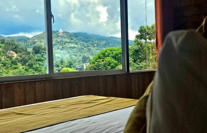 3 Arch Resort à Ella - vue sur le lac et la vallée, Sri Lanka