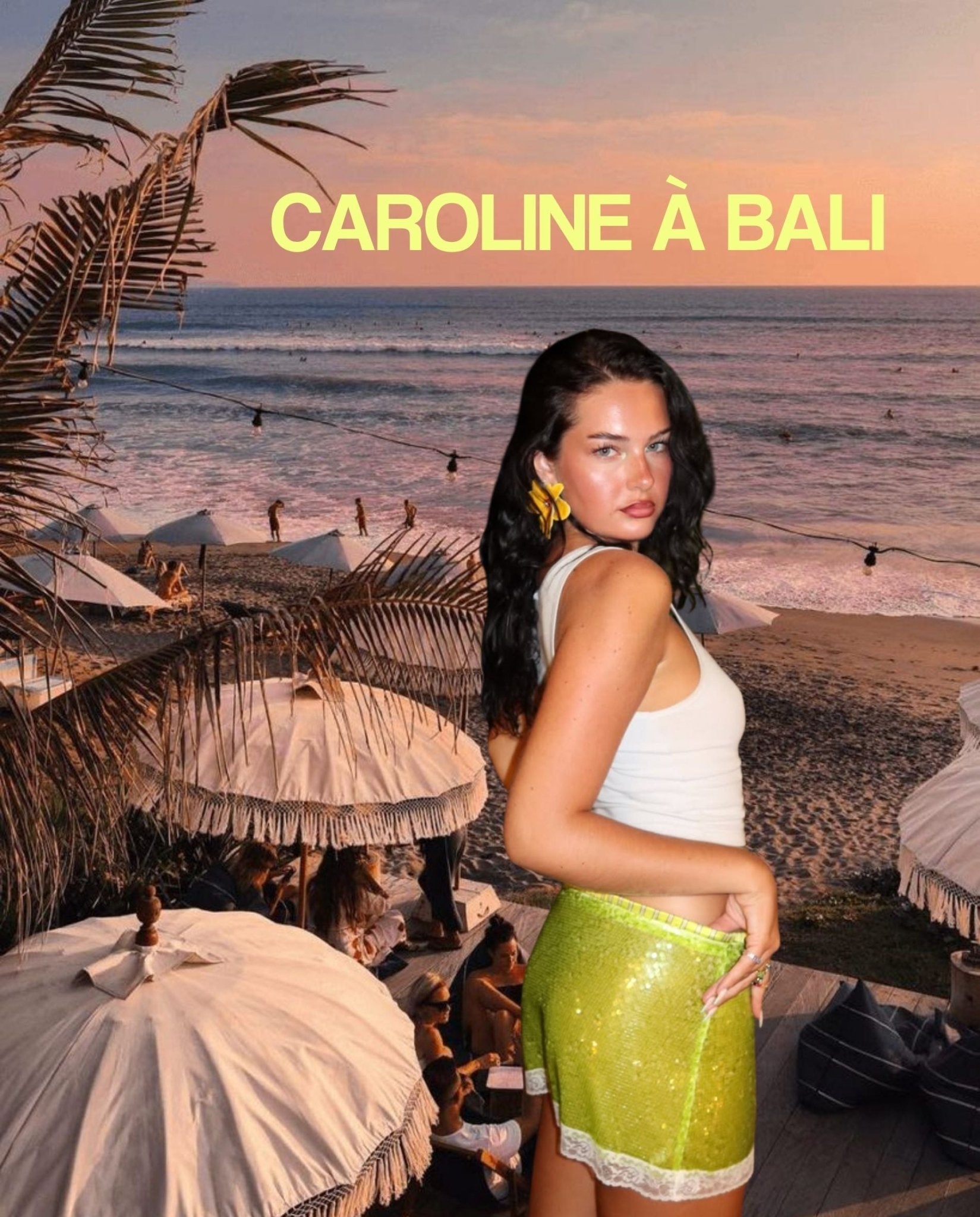 Caroline à Bali