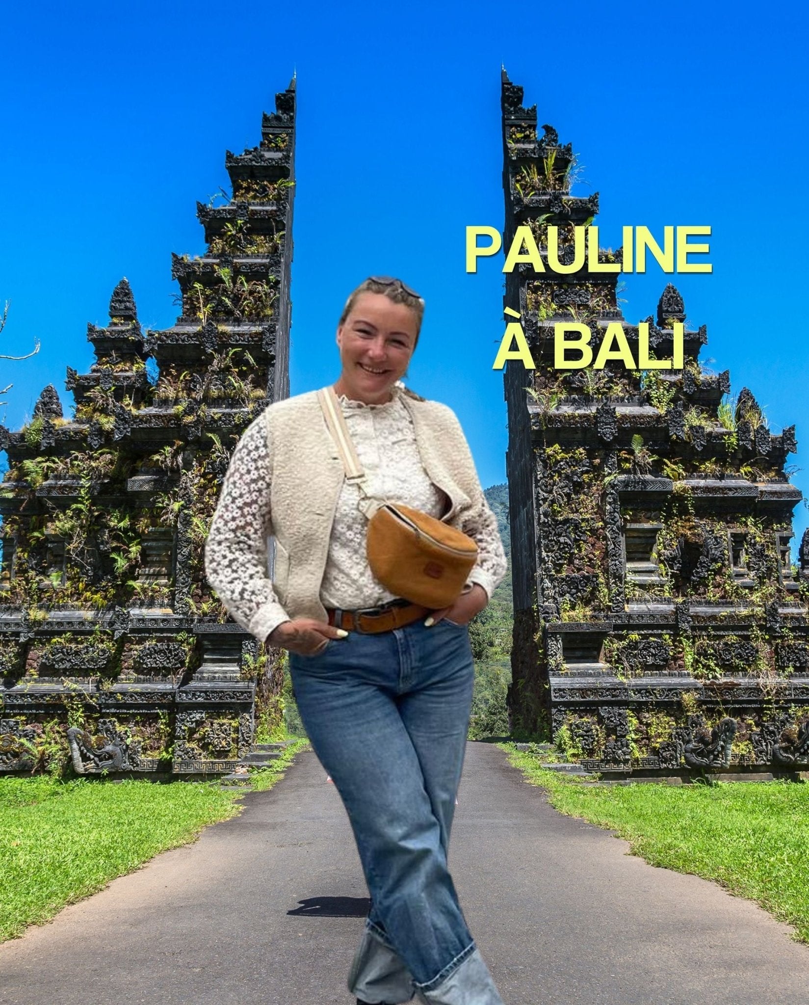 Pauline à Bali