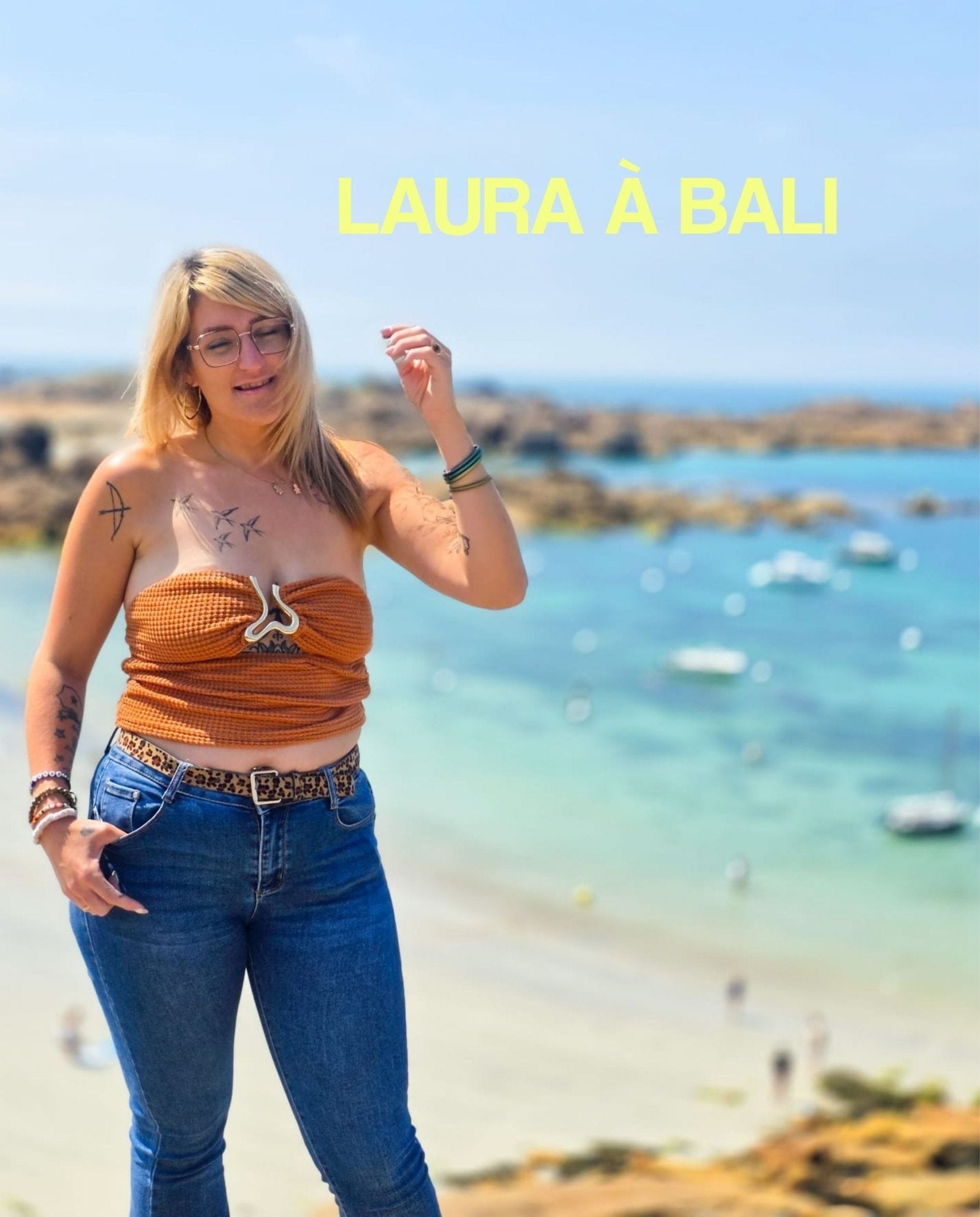 Laura à Bali