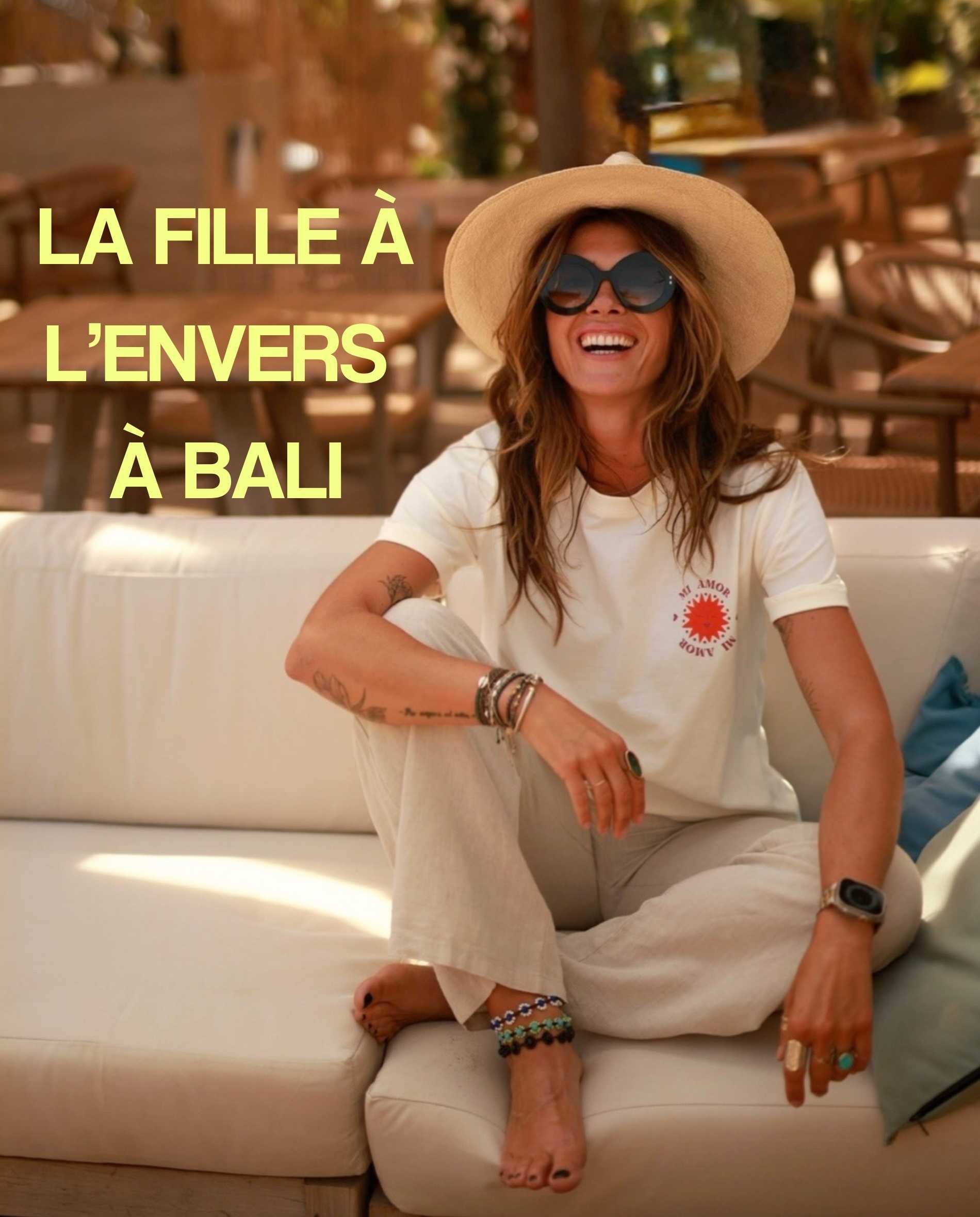 La fille à l'envers à Bali