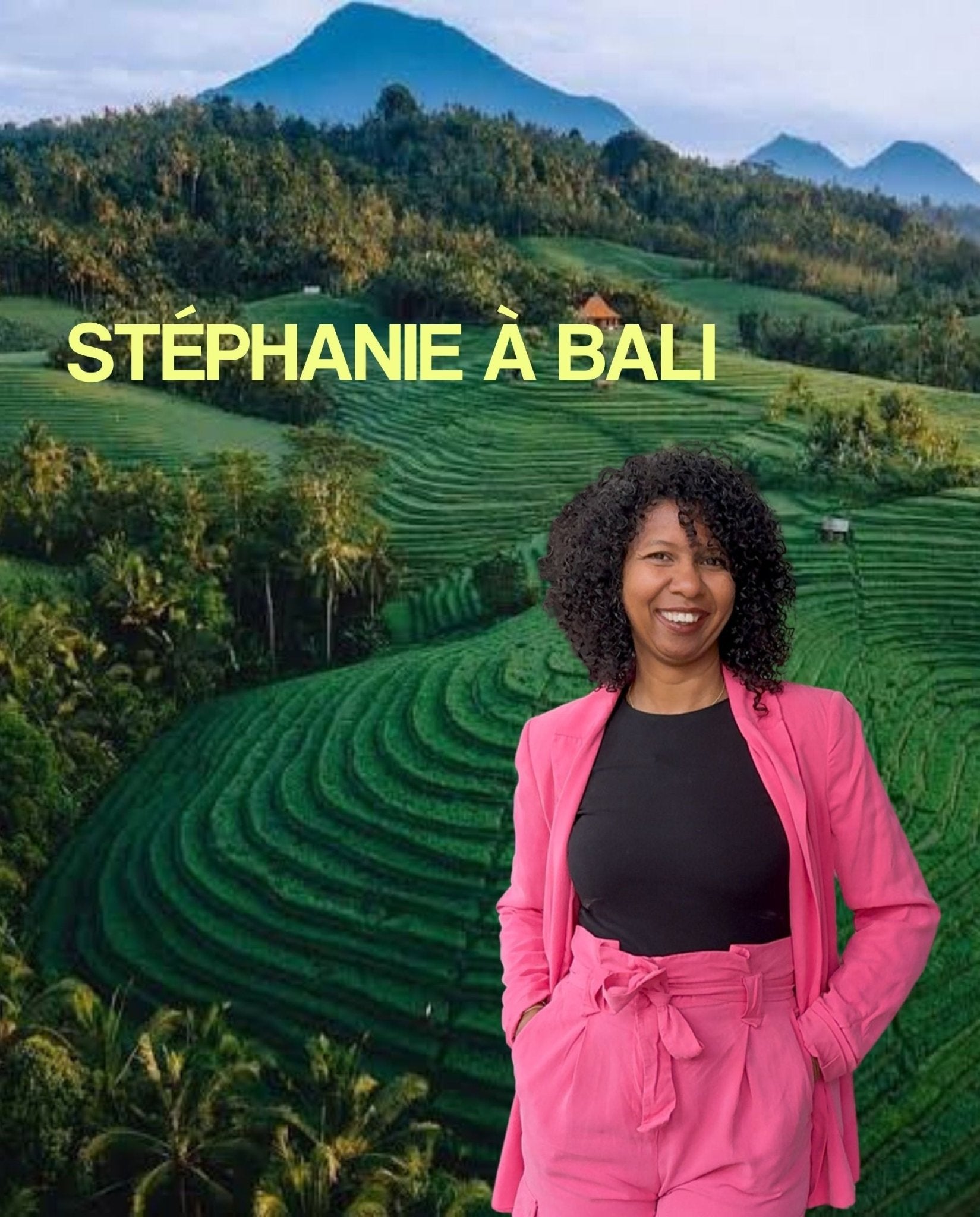 Stéphanie à Bali
