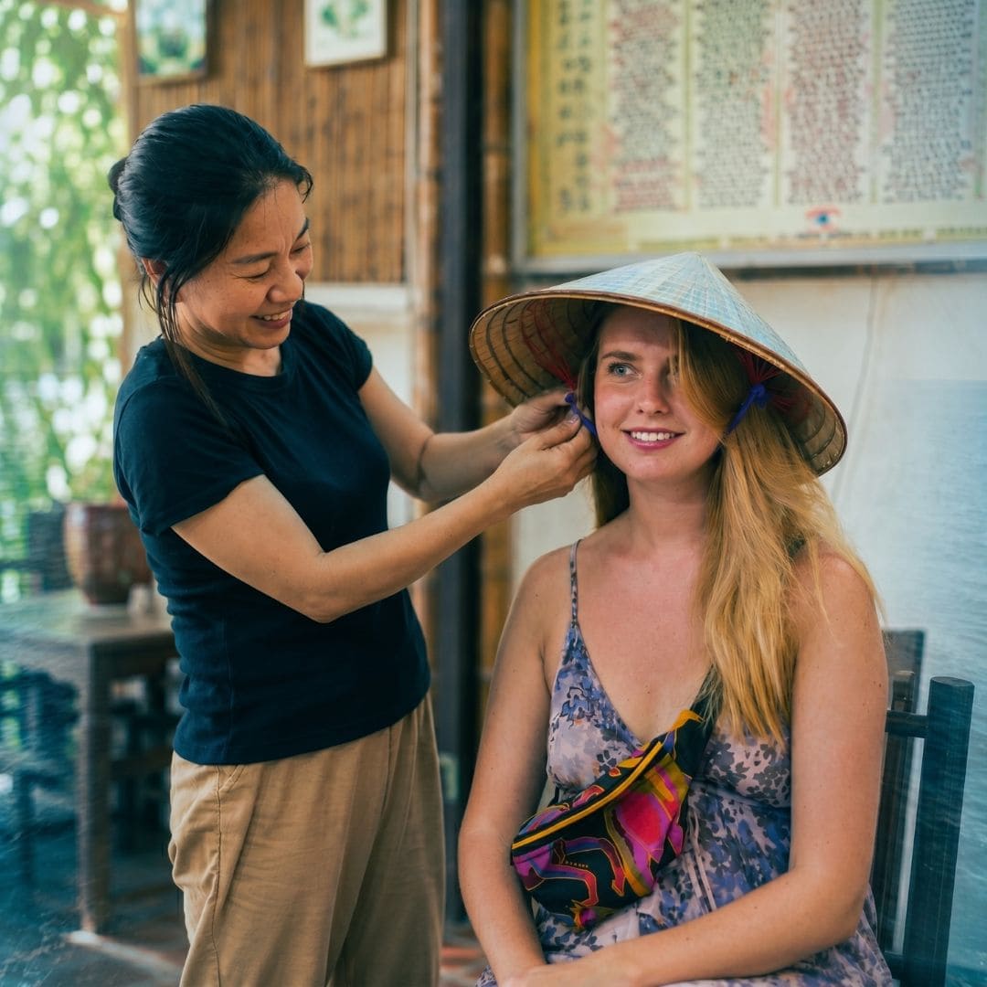 Famille vietnamienne de Thuy Linh - vélo, marché, cours de cuisine à Hanoï